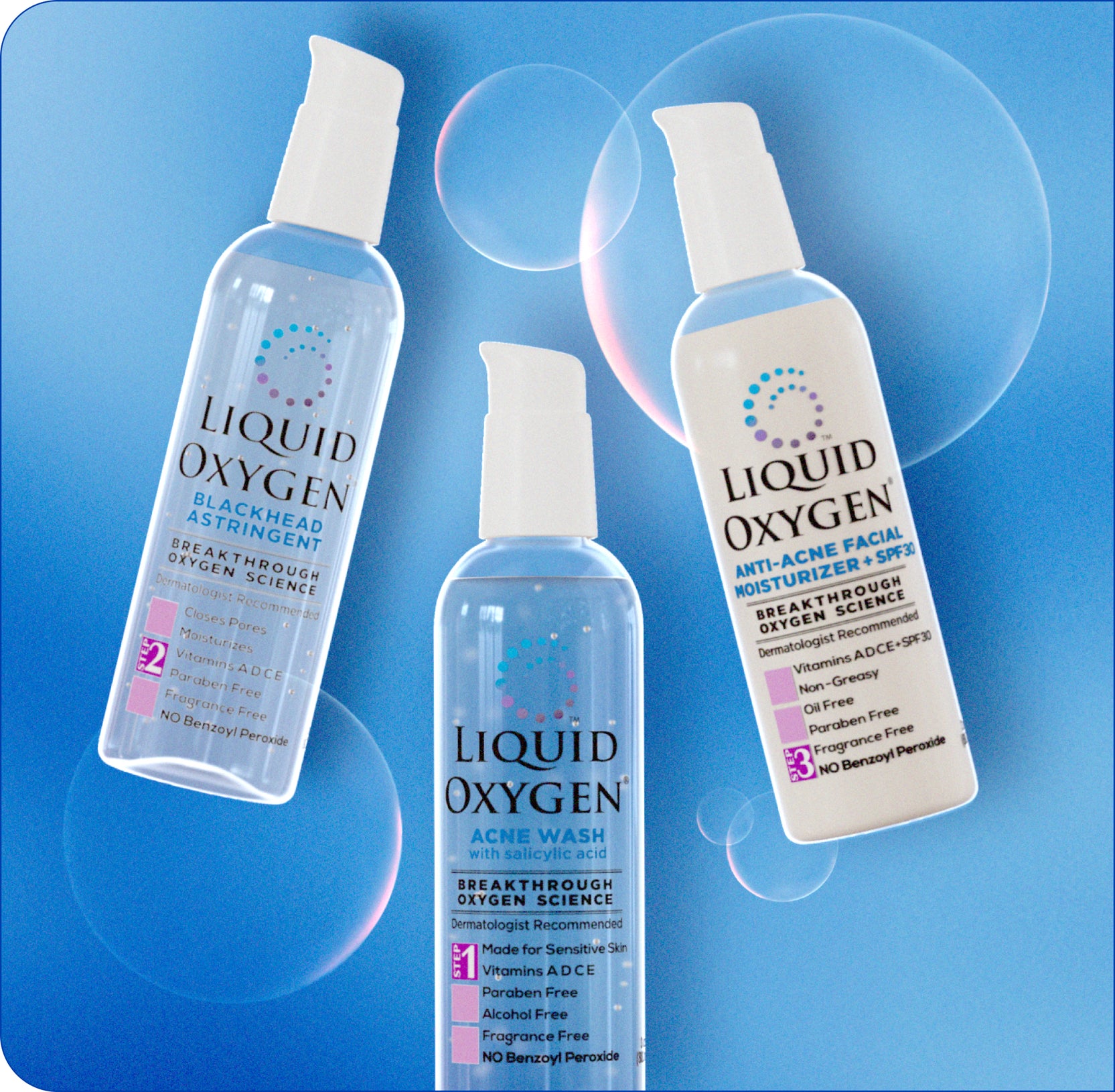 3-Step Acne Treatment System